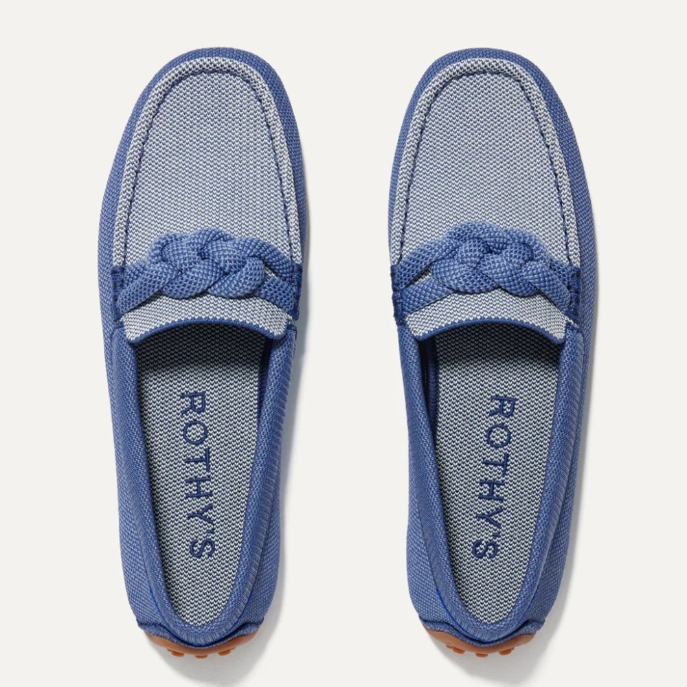 Rothy’s The Braid Driver Chambray